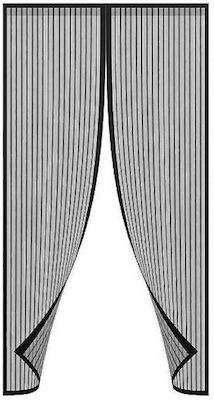 Grasher Screen Door Magnetic Black from Fiberglass 220x120cm 100975