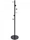 Ankor Metallic Coat Rack Black 38x38x181cm