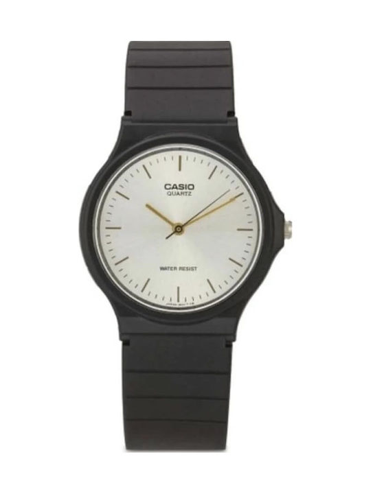 Casio Ανδρικό Ρολόι Μπαταρίας με Μαύρο Καουτσού...