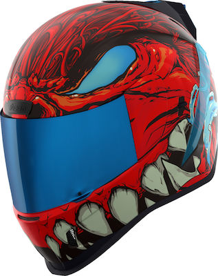 Icon Airform Full Face Helmet DOT / ECE 22.06 Mips Manik'rr Red