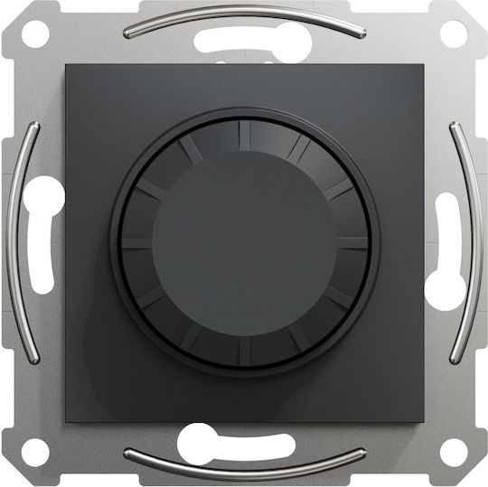 Schneider Electric Asfora Recessed Mechanism for Dimmer Switch LED Rotary in Gray Color