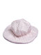 Tortue Kids' Hat Bucket Fabric White