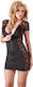Cottelli Collection Sexy Φόρεμα Μαύρο