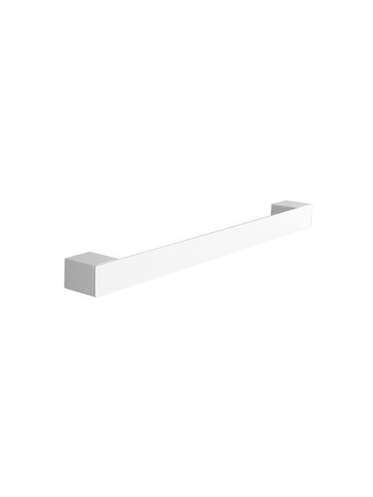 Kapitan Ράγα Μπάνιου Μονή Επιτοίχια με Βίδες ​50x50cm Inox Γκρι