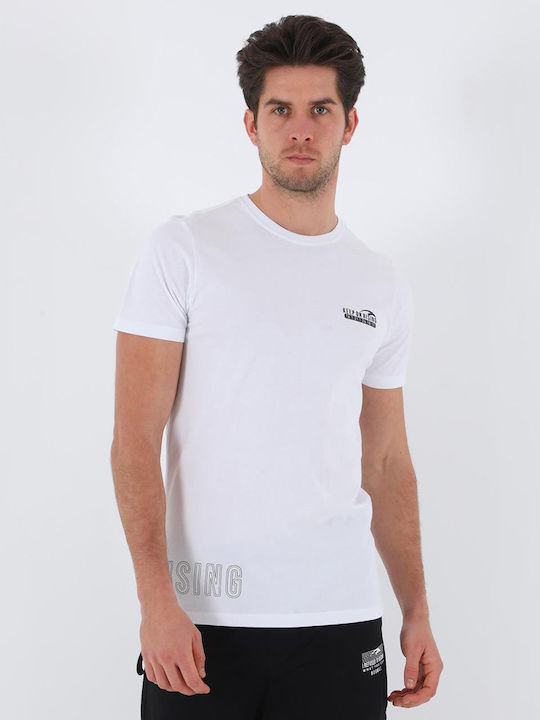 Maraton Bărbați T-shirt Sportiv cu Mânecă Scurtă White