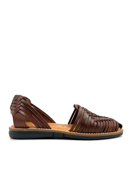 LOLA Almagro Leder Flache Sandalen für Damen in...