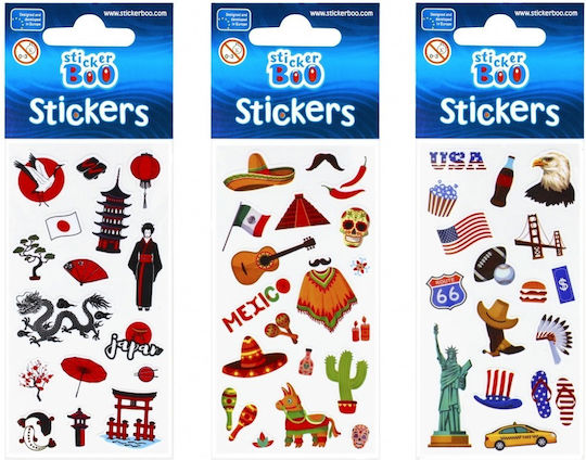 Sticker Boo Aufkleber (Verschiedene Designs/Sortiment von Designs) 1St