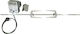 Inox Barbecue Spit for Chicken with Motor