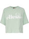 Ellesse Silo Femeie Crop Tricou Verde