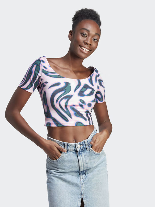 Adidas Women's Crop T-shirt Multicolour