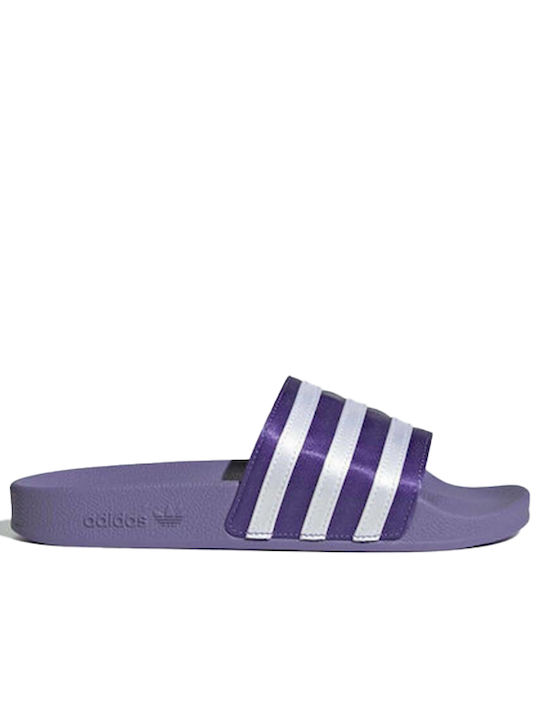 Adidas Adilette Frauen Flip Flops in Lila Farbe