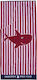 Greenwich Polo Club Kids Beach Towel Red Sharks 140x70cm