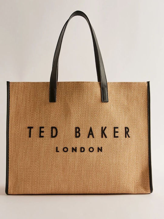 Ted Baker Din piele Geantă de damă Tote De mână Bej