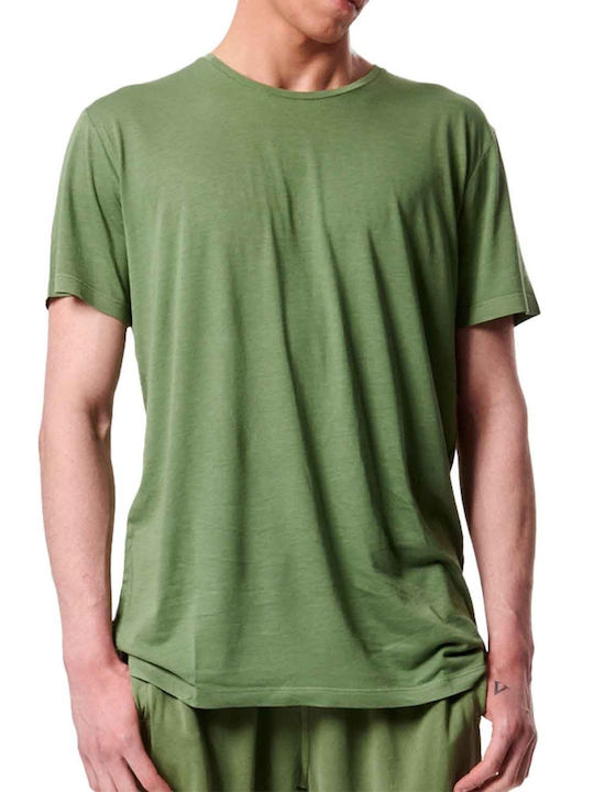 Body Action Тениска Hedge Green Olive