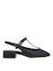 Exe Pumps mit flachem Absatz Schwarz