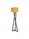 Opviq Floor Lamp H150xW45cm. with Socket for Bulb E27 Brown