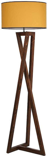 Opviq Lampa de podea Î150xL45cm. cu Soclu pentru Bec E27 Maro