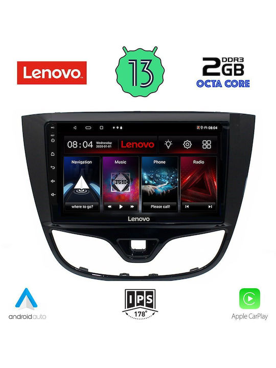 Lenovo Ηχοσύστημα Αυτοκινήτου για Opel Karl 2014-2019 (Bluetooth/USB/AUX/WiFi/GPS/Apple-Carplay/Android-Auto) με Οθόνη Αφής 10"
