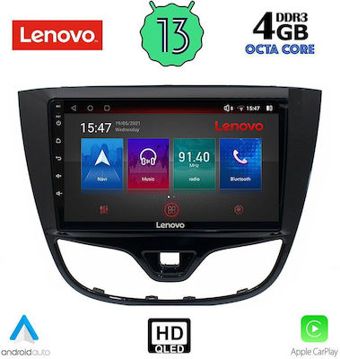 Lenovo Car-Audiosystem für Opel Karl 2014-2019 (Bluetooth/USB/AUX/WiFi/GPS/Apple-Carplay/Android-Auto) mit Touchscreen 10"