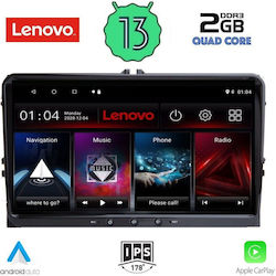 Lenovo Car-Audiosystem für Seat Altea 2004-2014 (Bluetooth/USB/AUX/WiFi/GPS/Apple-Carplay/Android-Auto) mit Touchscreen 9"