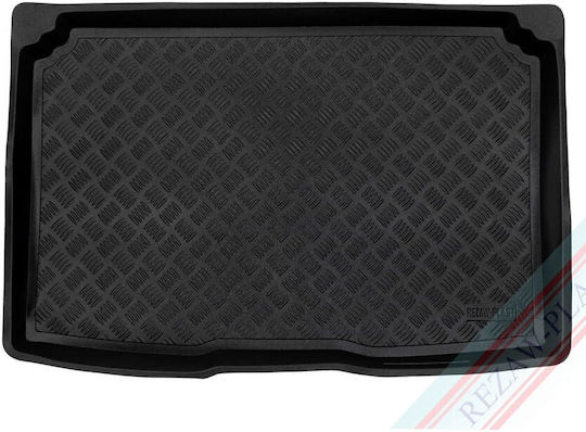 Rezaw Plast Kofferraummatten Wannenartig 1Stück aus Kunststoff für Dacia Sandero Schwarz