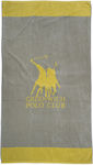 Greenwich Polo Club Gray Cotton Beach Towel 170x90cm