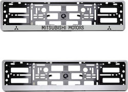 Carro Car License Plate Frame Plastic Silver