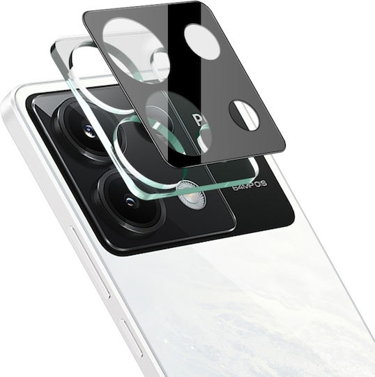 Φακών Γυαλιού Προστασία Κάμερας Tempered Glass Μαύρο για το Xiaomi Poco X6 5G