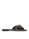 Tiffanie Flat Slide Flache Sandalen für Damen in Schwarz Farbe