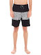 Men's Swimwear Bermuda Black with Patterns