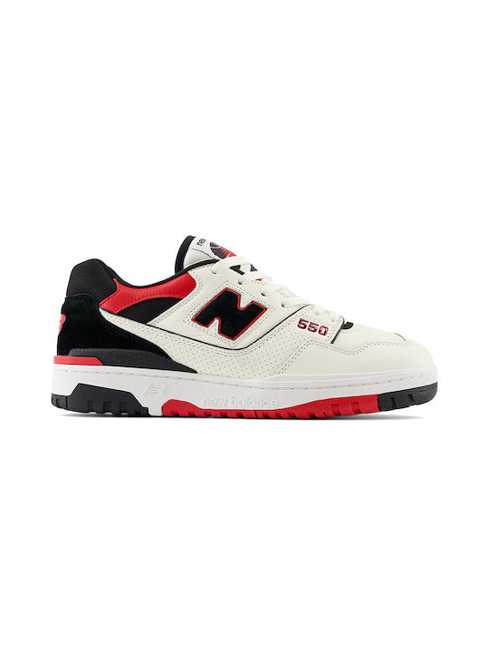 New Balance 550 Court Ανδρικά Sneakers White / Red