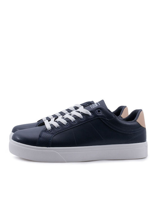 Love4shoes Herren Sneakers Blau