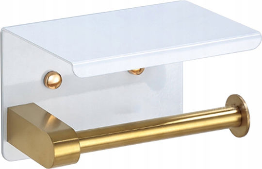 Paper Holder Metallic White