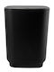 Tpster Plastic Bathroom Basket Black