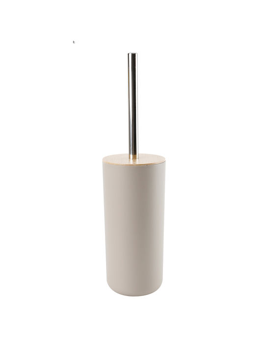 Tpster Plastic Bathroom Trash Can Beige