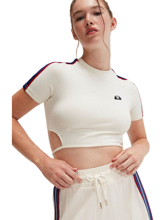 Sartoria Maldonado Γυναικείο Crop T-shirt Λευκό