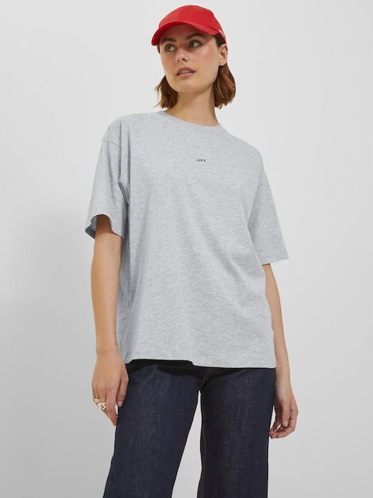 Jack & Jones Women's Athletic T-shirt Ecru