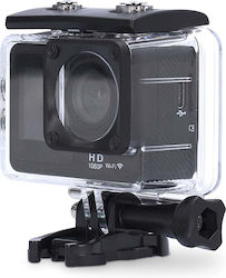 Nedis ACAM31BK 32GB Action Camera Full HD (1080p) με WiFi Μαύρη με Οθόνη 2"