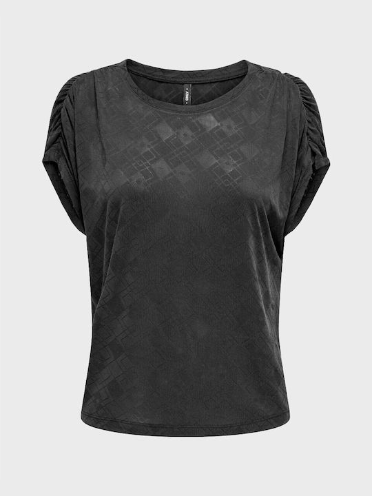 Only Women's Athletic T-shirt Black