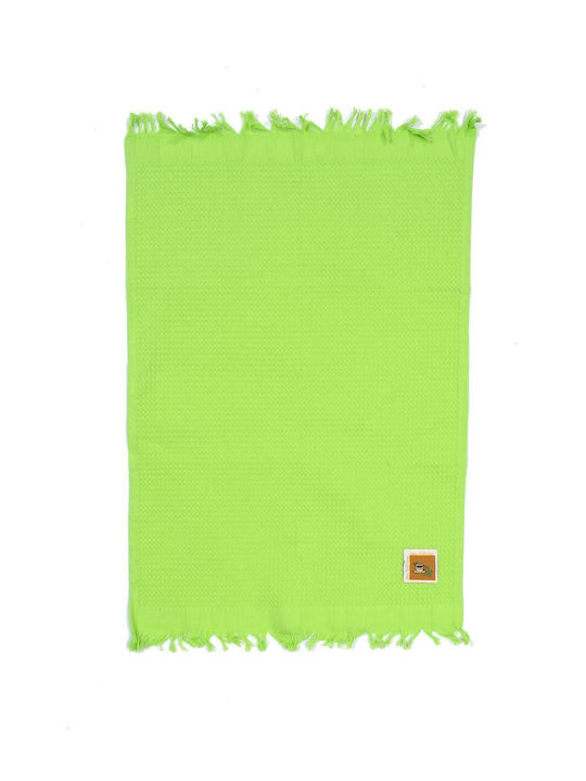 Dimcol Tea Towel made of 100% Cotton in Green Color 45x65cm 1pcs