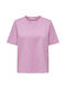 Only Women's T-shirt Pink