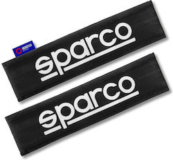 Sparco Set of 2pcs Car Seat Belt Pads Black