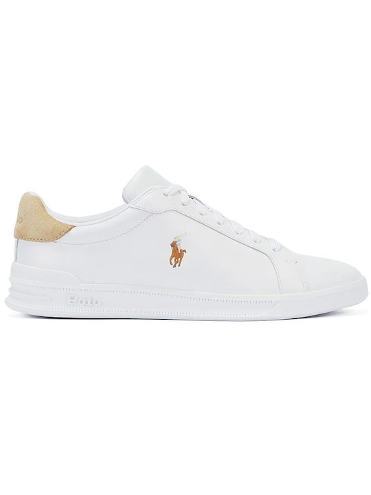 Ralph Lauren Heritage Court Ii Ανδρικά Sneakers White / Bone