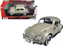 Motormax Volkswagen Modeling Figure Car Beige in Scale 1:24