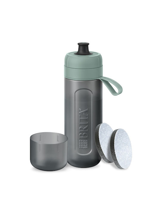 Brita Active Παγούρι Πλαστικό με Στόμιο και Φίλτρο 600ml Πράσινο