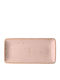 Lukanda Servierplatte Rechteckig aus Porzellan Rosa 21x10cm 1Stück