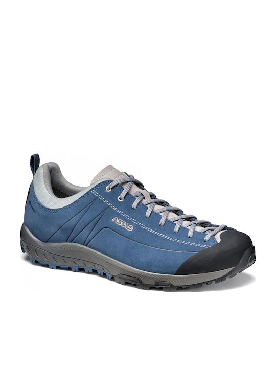 Asolo Space Bărbați Pantofi de Drumeție Impermeabil cu Membrană Gore-Tex Albastre