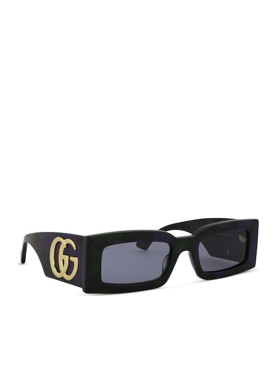 Gucci Women's Sunglasses with Black Plastic Fra...