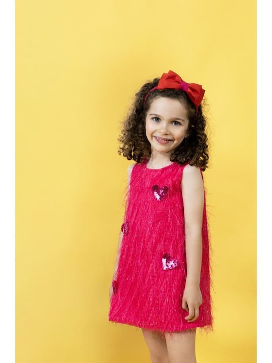 Agatha Ruiz De La Prada Rochie pentru Copii Fuchsia (Fuchsia)