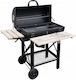 Charcoal Grill with Lid and Thermometer